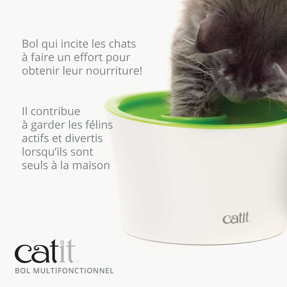 Gamelle multifonction pour chat - Catit