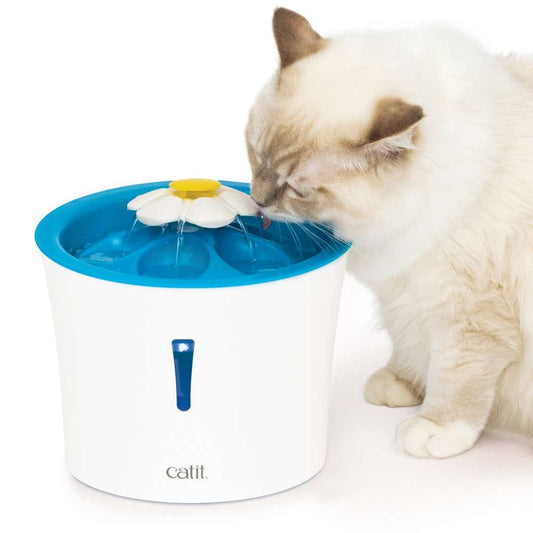 Fontaine à eau pour chat avec Fleur et LED - Catit