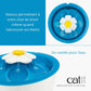 Fontaine à eau pour chat avec Fleur et LED - Catit