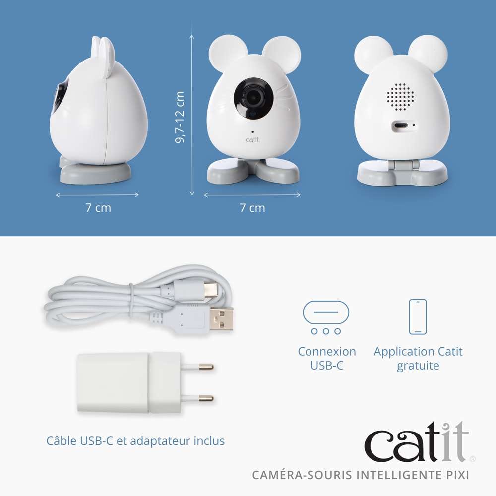 Caméra pour chat connectée - Catit Pixi Smart