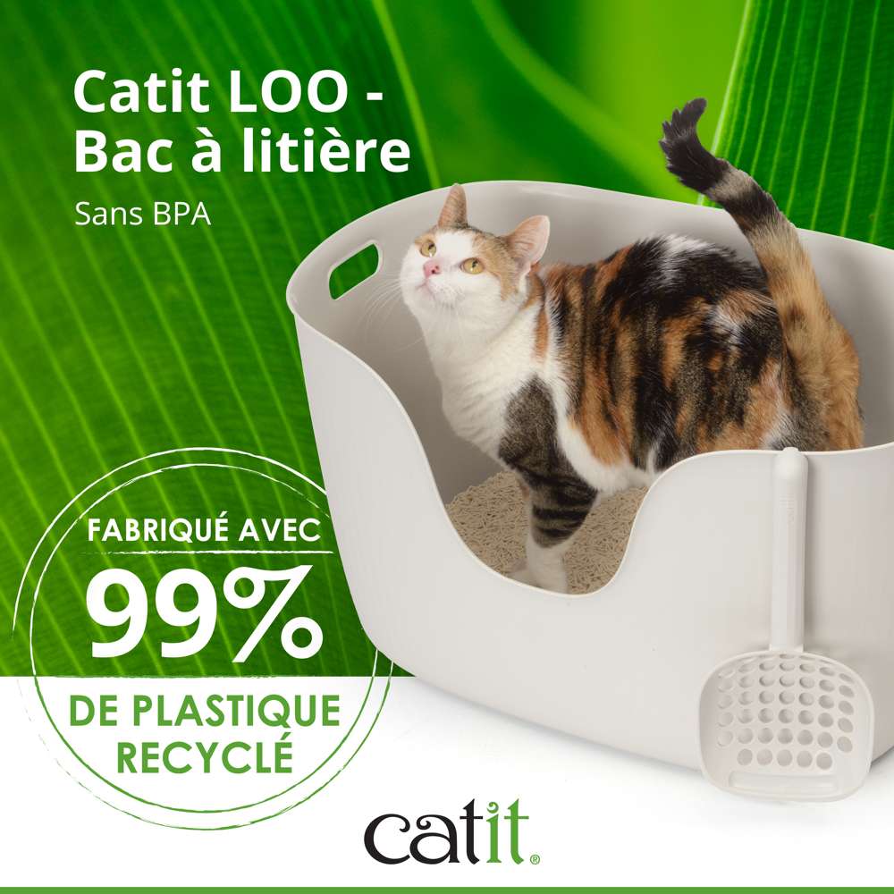 Bac à litière Catit Loo avec pelle