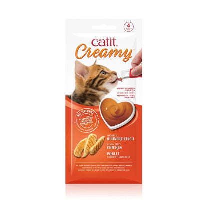 Friandises à lécher pour chat - Paquet de 4 - Catit Creamy