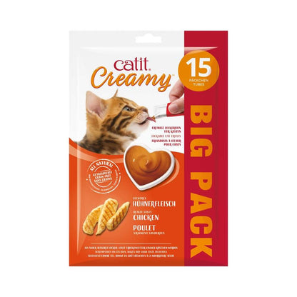 Friandises à lécher pour chat - Paquet de 15 - Catit Creamy