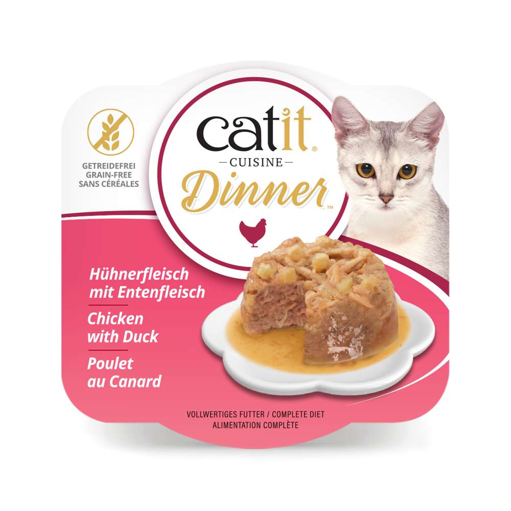 Terrine de poulet pour chat - 75g - Catit Cuisine Dinner