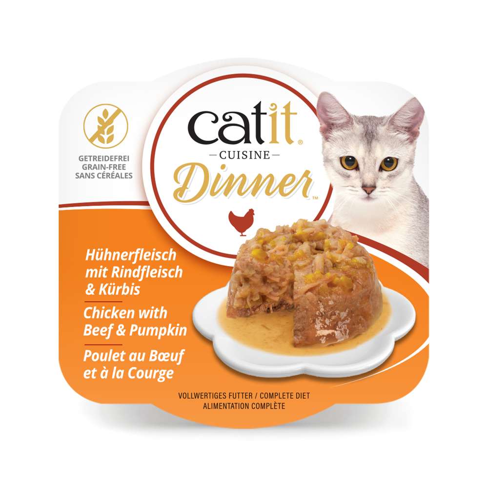 Terrine de poulet pour chat - 75g - Catit Cuisine Dinner