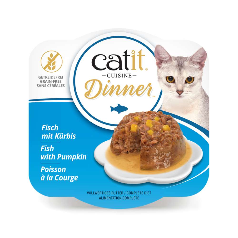 Terrine de poisson pour chat - 75g - Catit Cuisine Dinner