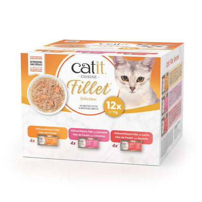 Multipack Filets pour chat - 12 x 75g - Catit Cuisine