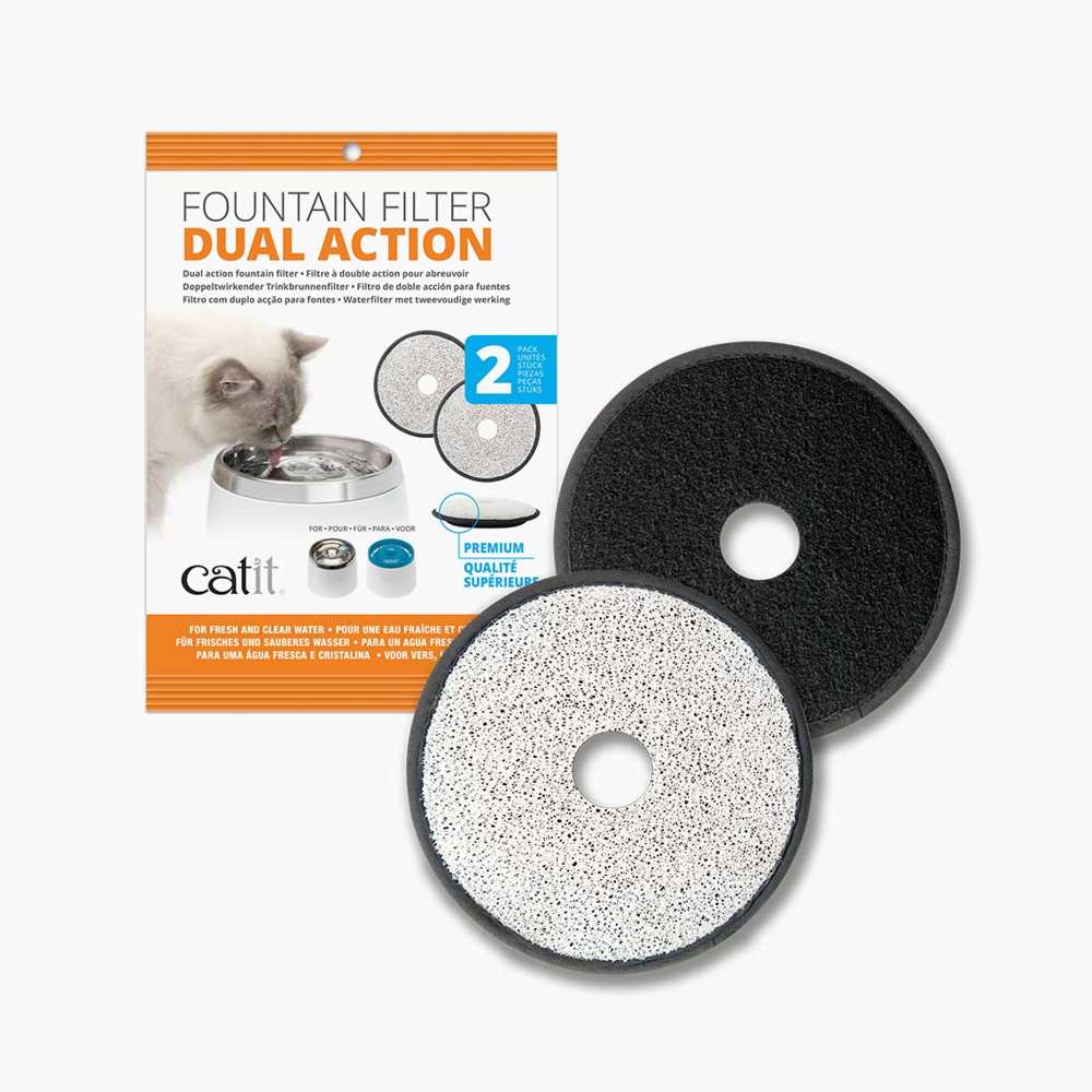 Filtre à double action pour fontaine à eau - paquet de 2 - Catit