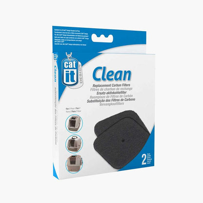 Filtre de charbon actif pour bac à litière - Paquet de 2 - Catit