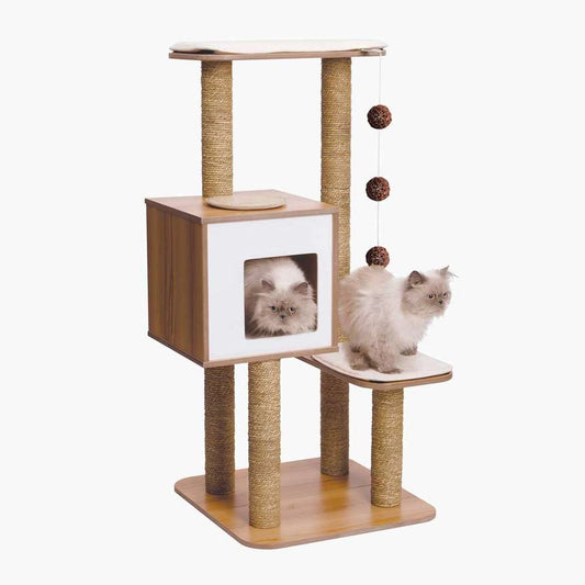 Arbre à chat High Base - Noyer - Catit Vesper