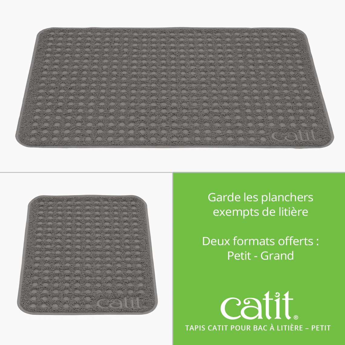 Tapis de protection pour bac à litière pour chat - Catit - Petit