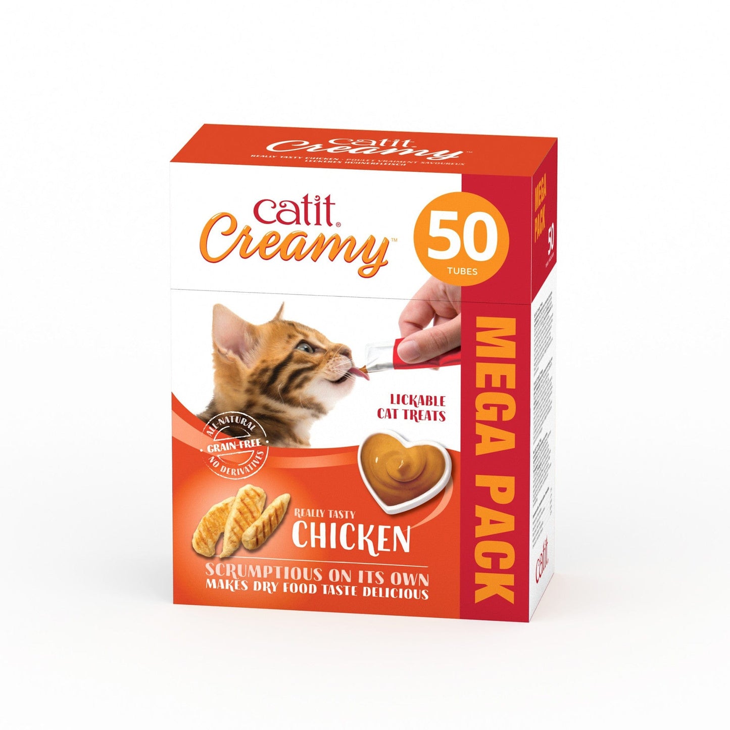 Friandises Catit Creamy – paquet de 50 ─ Poulet