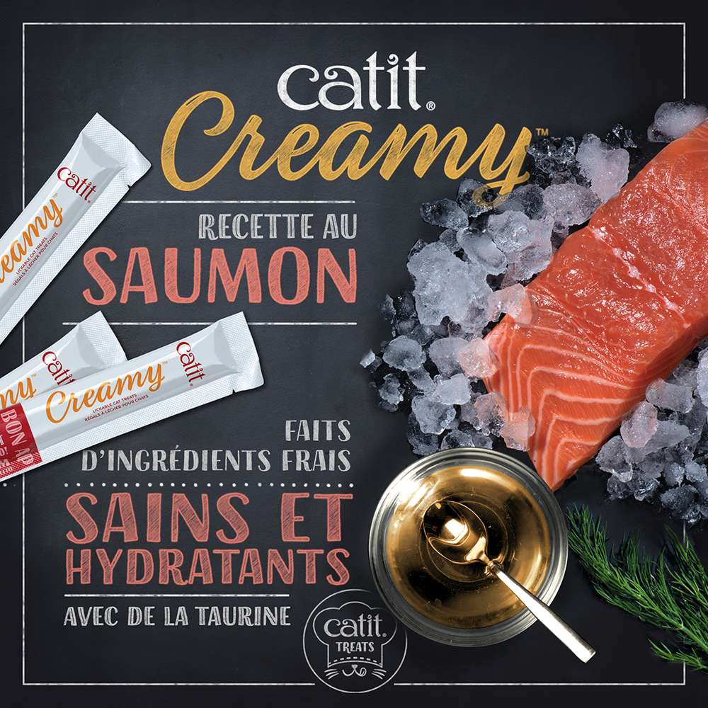 Friandises à lécher pour chat - Paquet de 50 - Catit Creamy