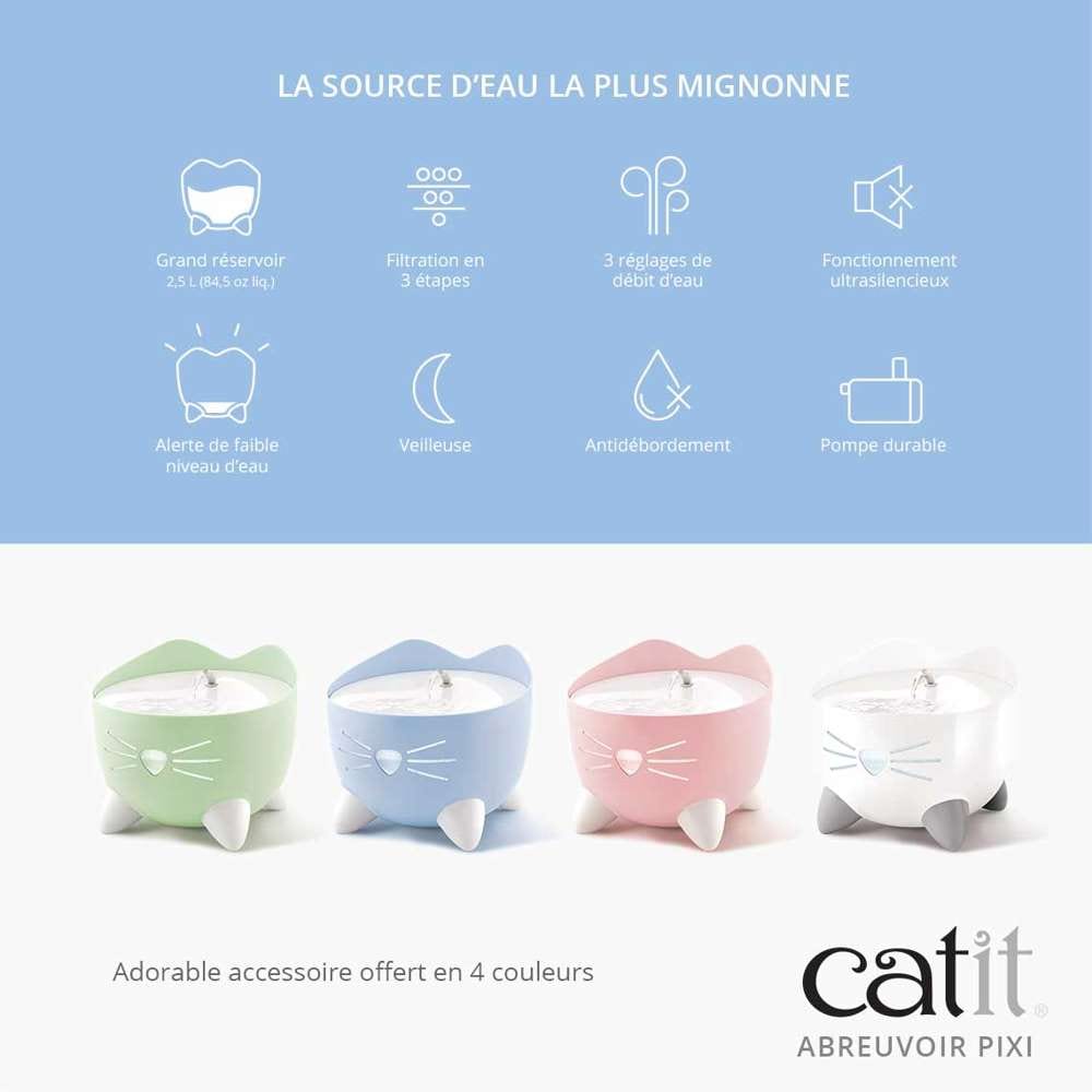Fontaine à eau pour chat - Catit PIXI