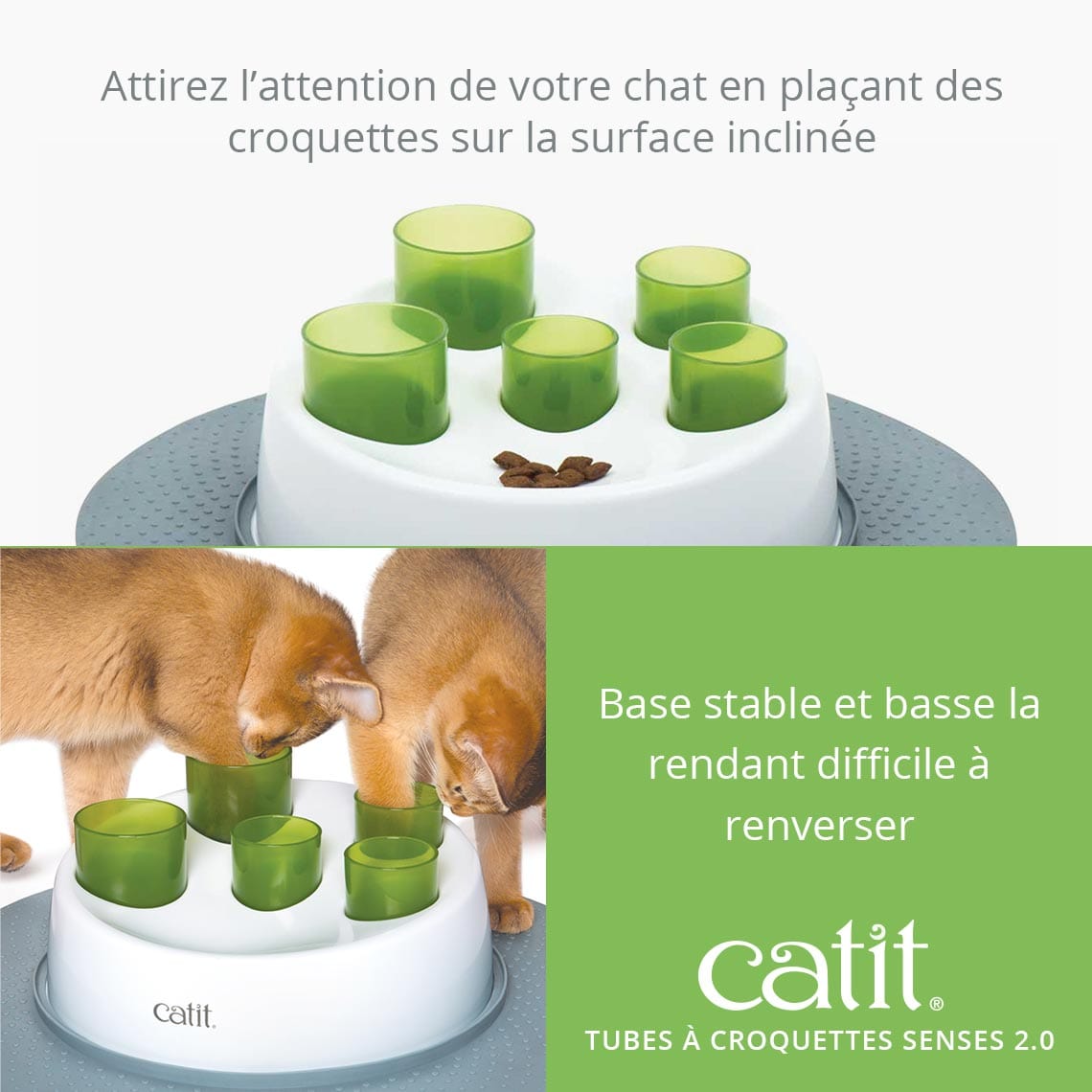 Tubes à croquettes pour chat - Catit Senses