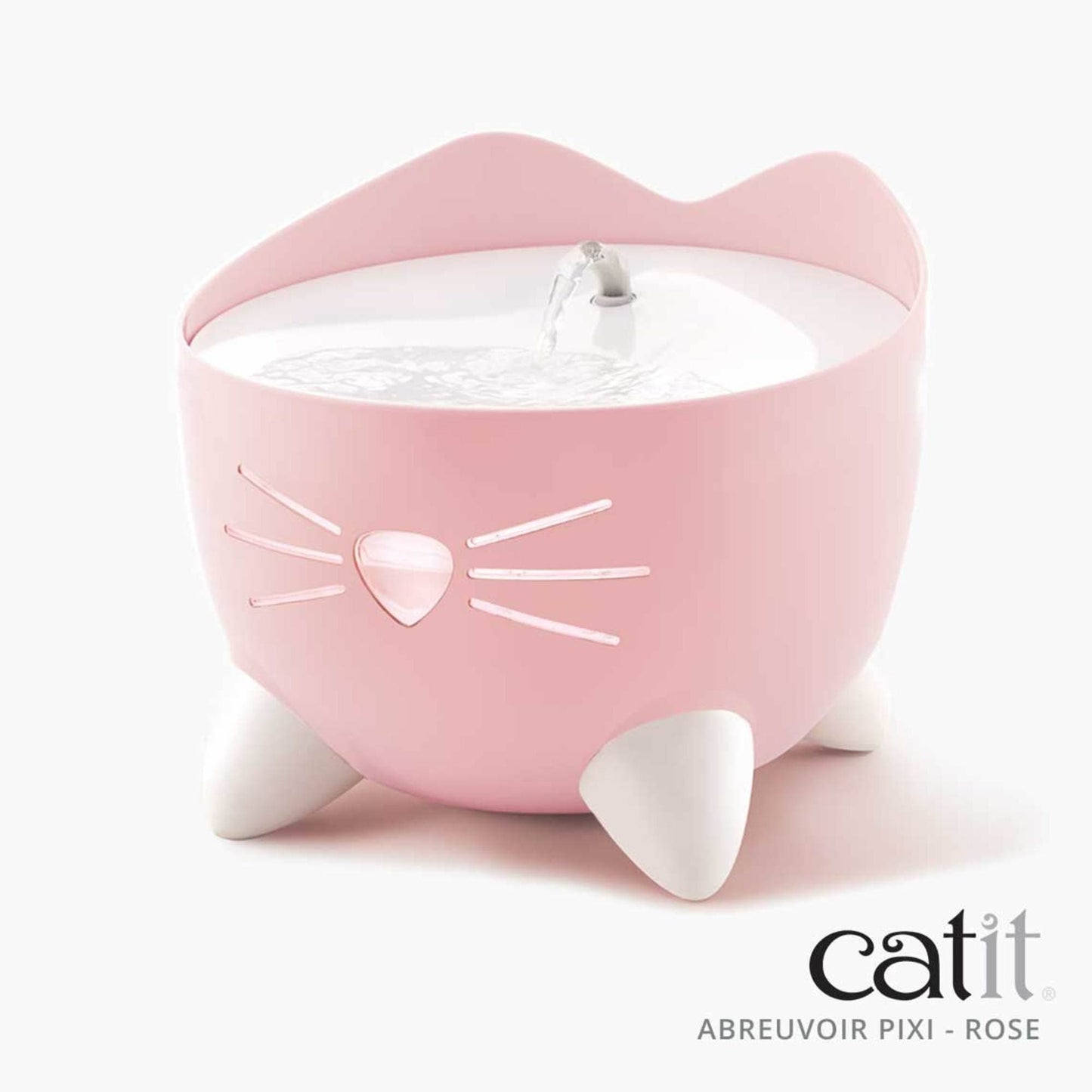 Fontaine à eau pour chat - Catit Pixi - Rose