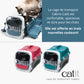 Caisse de transport pour chat Cabrio - Catit - Turquoise