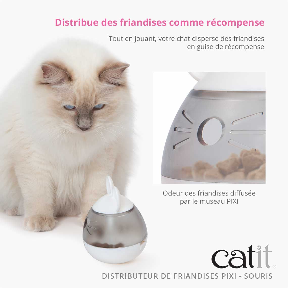 Distributeur de friandises pour chat Souris - Catit Pixi