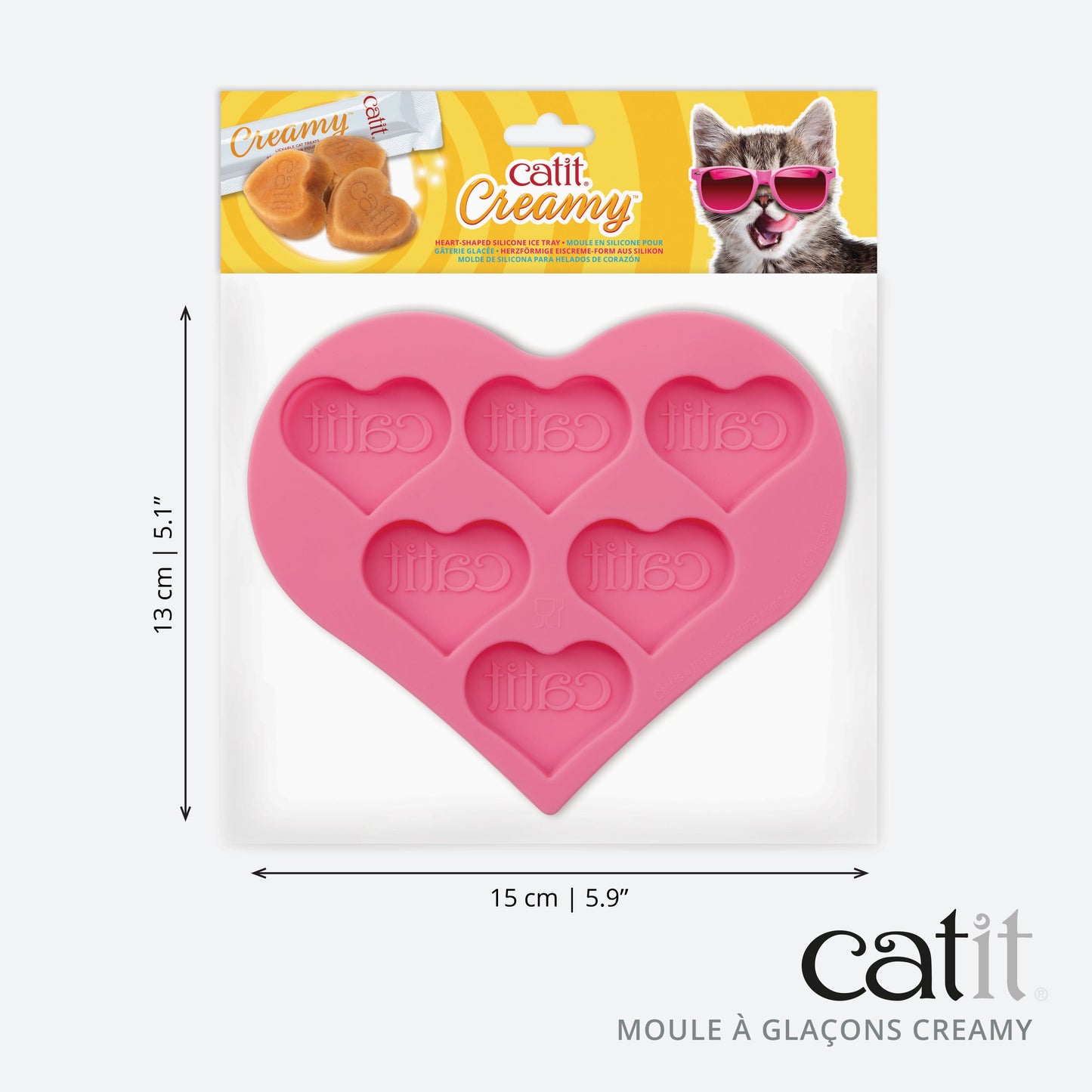 Moule cœur en silicone - Catit