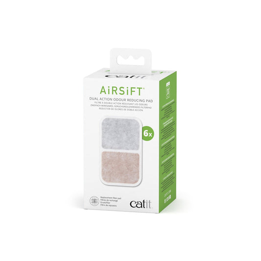 Filtres double action pour bac à litière - Catit Airsift - Paquet de 6