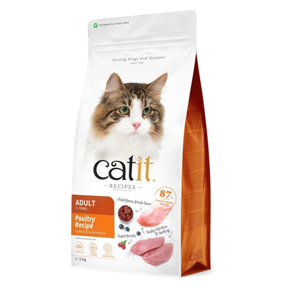 Croquettes chat adulte Volaille - Catit Recipes - 2 kg