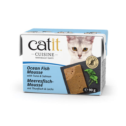 Mousse pour chat Poisson au Saumon et Thon - Catit Cuisine