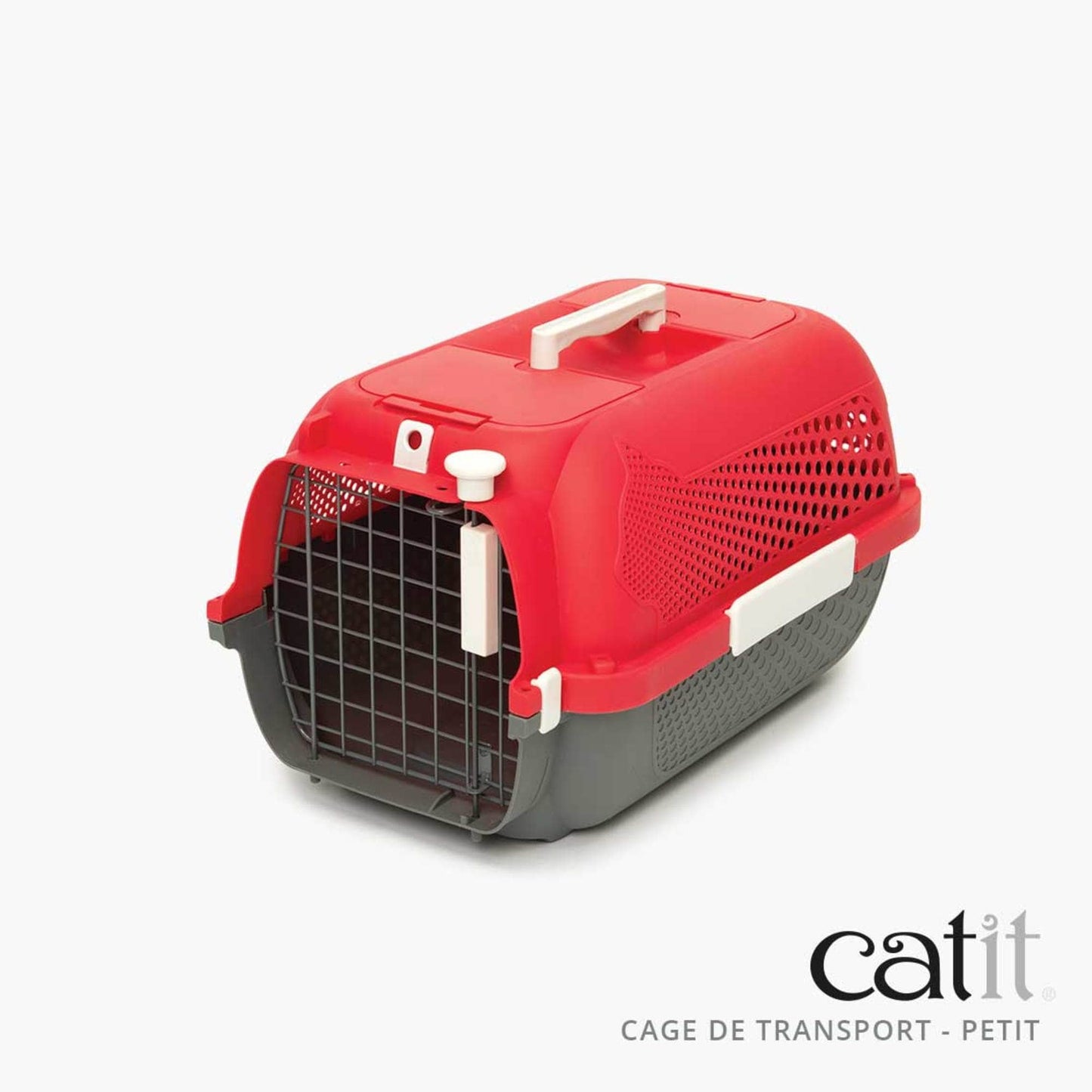 Caisse de transport pour chat - Catit - Petit, Rouge Cerise